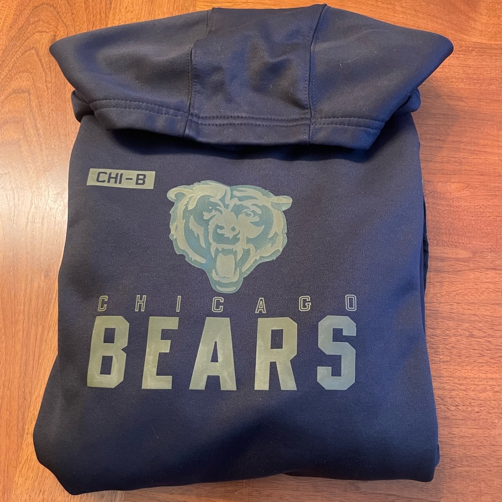 NFL Black Chicago Bears Kids Hoodie (XL 18-20) NWOT